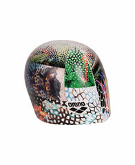 Arena HD Animalier Print Swim Cap - White/Multi