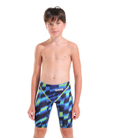Arena Boys Powerskin ST Next aqua gleam jammer swimsuit, featuring sleek aqua and gleam design for competitive swimming.