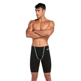 Arena Mens Powerskin Primo High Waist Jammer - Black/Teal