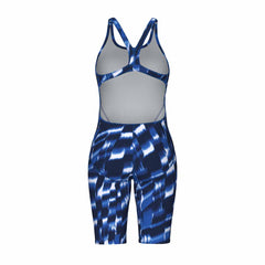 Arena Women's Wave Full Body Swimsuit Kneesuit in Team Royal, featuring a sleek design and full coverage for competitive swimming.