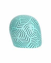 Arena Print 2 Cap Ltd Edition swim hat featuring a water maze design, made for competitive and recreational swimmers.