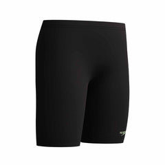 Speedo boys' digital panel jammer in anthracite and pale clover, featuring a sleek design and comfortable fit for swimming.