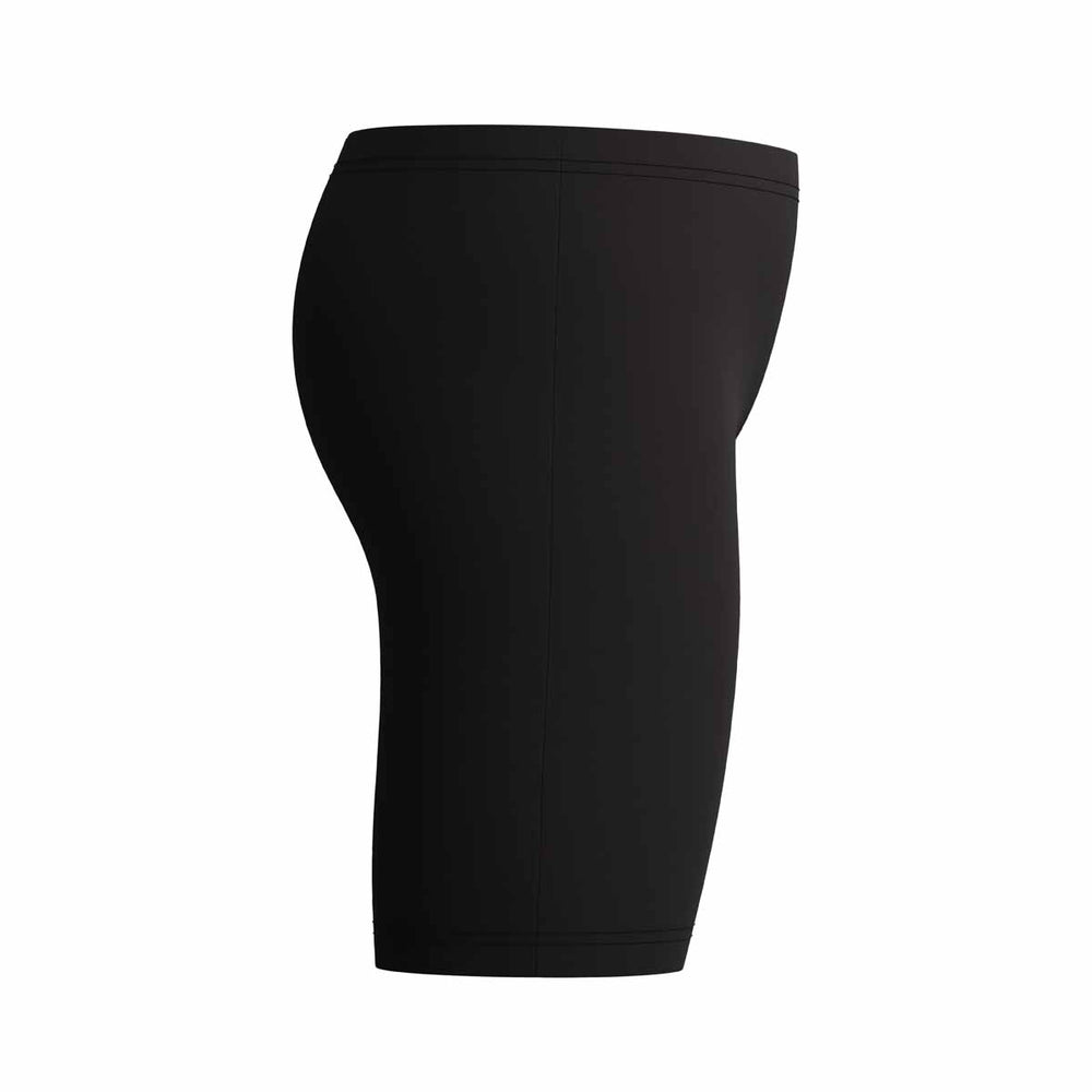 Speedo boys' digital panel jammer in anthracite and pale clover, featuring a sleek swimwear design with digital panel details.