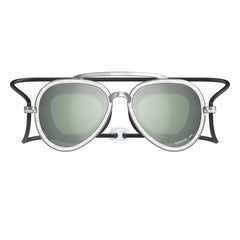 Speedo Kids Sunny G Mariner Mirrored Goggles - Silver/Emerald/Silver Mirror