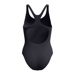 Speedo Womens Print Medalist Swimsuit - Anthracite Grey