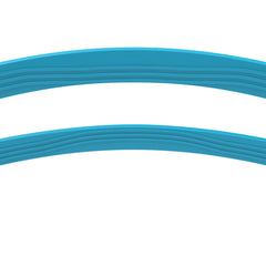 Speedo Women's Aquapulse Pro mirrored goggles in translucent zaffre blue, cobalt, and iris mirror with clear strap and lens.