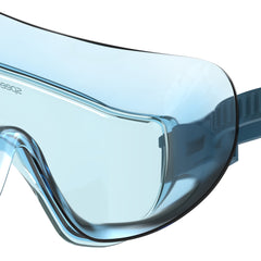 Speedo Women's Aquapulse Pro swimming goggles with translucent angelic blue and celeste lenses, designed for comfort and clarity.
