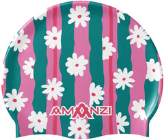 Amanzi Daisy Wave Swim Cap - Multi