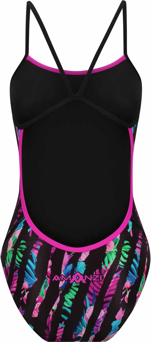 Amanzi women's Tropelle Proback one-piece swimsuit in multi-color with a sleek design and supportive straps.