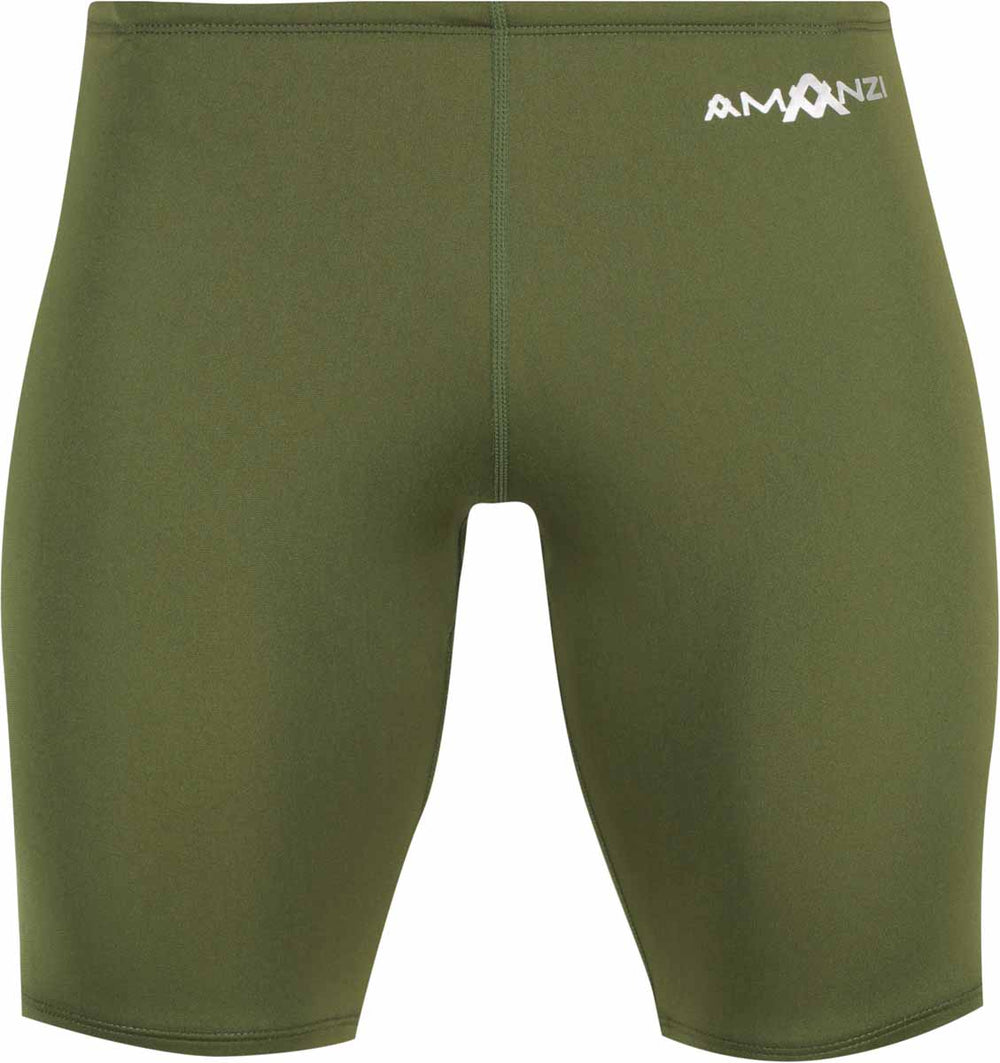 Amani Boys Memphis Green Jammers featuring a vibrant green design and sporty fit, perfect for swimming and active wear.