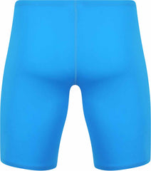 Amani boys' azure jammer swimsuit with royal blue color, featuring a sleek design perfect for swimming and water sports.