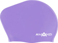 Amanzi Iris Long Hair Swim Cap - Purple