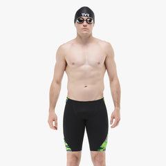 TYR Mens Flux Blade Splice Jammer - Lime/Multi