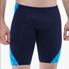 TYR Mens Zephyr Blade Splice Jammer - Light Blue/Navy