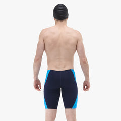 TYR Mens Zephyr Blade Splice Jammer - Light Blue/Navy