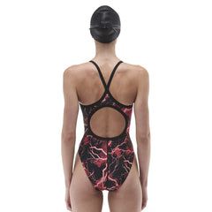 TYR Womens Arterix Diamondfit Swimsuit - Red