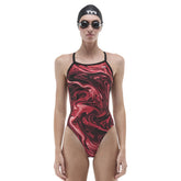 TYR Womens Olea Diamondfit Swimsuit - Red