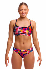 Funkita Ladies Putty Rules Sports Top - Multi