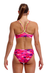 Funkita Womens Special Pops Sports Top - Pink/Multi