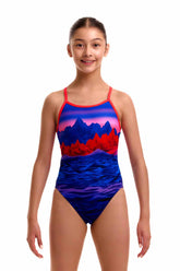 Funkita Girls High Lights Single Strap One Piece Swimsuit - Multi