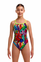 Funkita Girls Loud Proud Single Strap One Piece Swimsuit - Multi