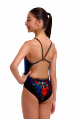 Funkita Girls Meow Baby Single Strap One Piece Swimsuit - Multi