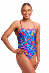 Funkita Ladies Dragons Den Single Strap One Piece Swimsuit - Multi
