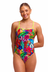 Funkita Ladies Loud Proud Single Strap One Piece Swimsuit - Multi