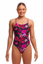 Funkita Ladies Garden Glow Diamond Back One Piece Swimsuit - Multi