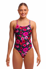 Funkita Ladies Garden Glow Diamond Back One Piece Swimsuit - Multi