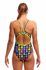 Funkita Ladies Pine Gap Diamond Back One Piece Swimsuit - Multi