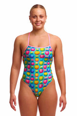 Funkita Ladies Punchy Bunch Strapped In One Piece Swimsuit - Multi