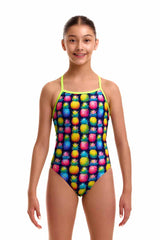 Funkita Girls Pine Gap Tie Me Tight One Piece Swimsuit - Multi