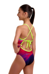 Funkita Girls Touch Of Paradise Tie Me Tight One Piece Swimsuit - Multi
