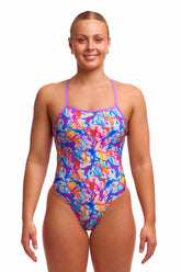 Funkita Ladies Dreamy Weedy Tie Me Tight One Piece Swimsuit - Multi