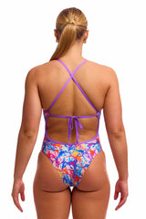 Funkita Ladies Dreamy Weedy Tie Me Tight One Piece Swimsuit - Multi