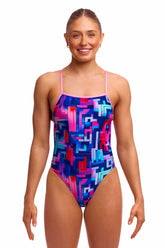 Funkita Ladies You Tubey Single Strength One Piece Swimsuit - Multi