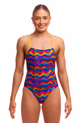 Funkita Ladies Plastic Fantastic Swim Secure One Piece Swimsuit - Multi