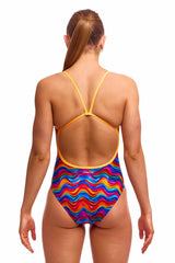 Funkita Ladies Plastic Fantastic Swim Secure One Piece Swimsuit - Multi