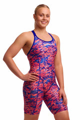 Funkita Ladies Ruff Stuff Fast Training One Piece - Pink/Blue