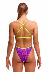 Funkita Ladies Sweet Scaley Cut Away One Piece - Pink/Purple