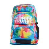 Way Funky Falling Colours Elite Squad backpack in multi-color with adjustable straps and spacious main compartment.