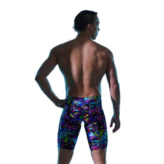Funky Trunks Men's Apex Oblivion Destroyer Jammers in multi-color, featuring bold design and comfortable fit for swimwear.