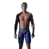 Funky Trunks men's Apex Oblivion screen time jammer in multicolor, featuring a vibrant, eye-catching swimwear design with bold patterns.