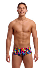 Funky Trunks Mens Broken Blox Classic Trunk - Multi