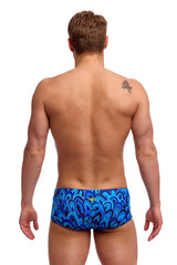 Funky Trunks Mens Hill Billy Blues Classic Trunk - Blue