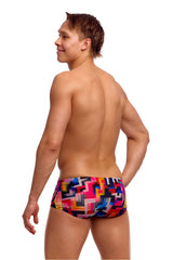 Funky Trunks Mens Putty Rules Classic Trunk - Multi