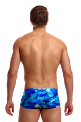 Funky Trunks Mens Try Blue Classic Trunk - Blue