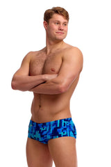 Funky Trunks Mens You Blued Classic Trunk - Blue