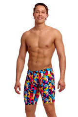 Funky Trunks Mens Broken Blox Training Jammer - Multi